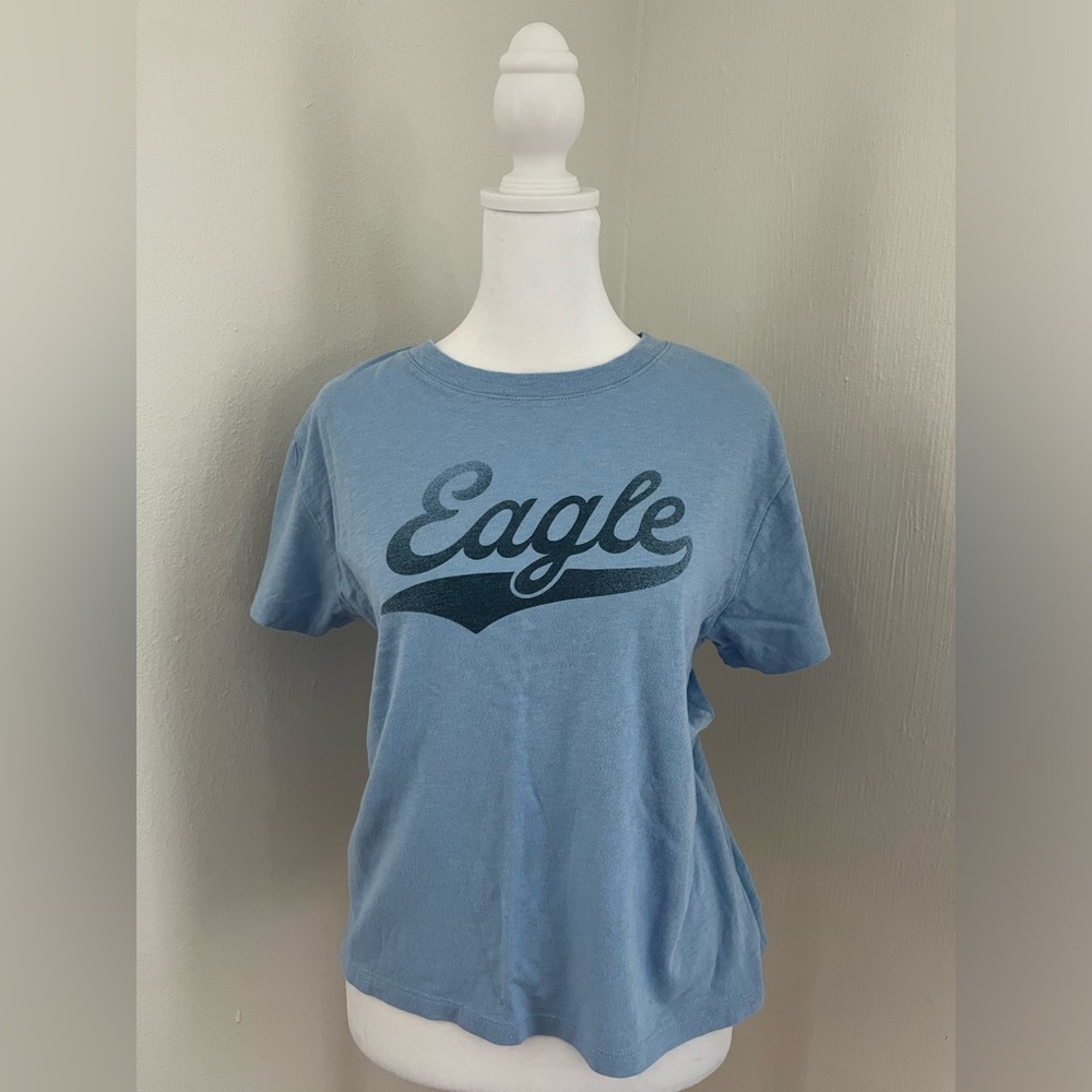 AE blue cotton tee